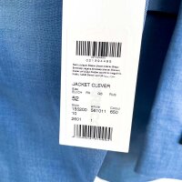 KARL LAGERFELD Clever-Road Sakko für Herren Slim Fit Hellblau meliert Schurwolle-Viskose 155200102601