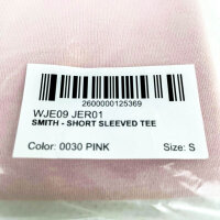 DARKPARK Smith Womens Round Neck T-Shirt, Size S, Pink, WJE09 JER01