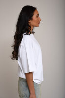 DARKPARK WJE09 JER01 Womens T-Shirt, Crew Neck, Size XS, White
