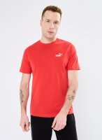 Puma ESS Small No. 1 Logo T-Shirt for Men, Size L, Red,...