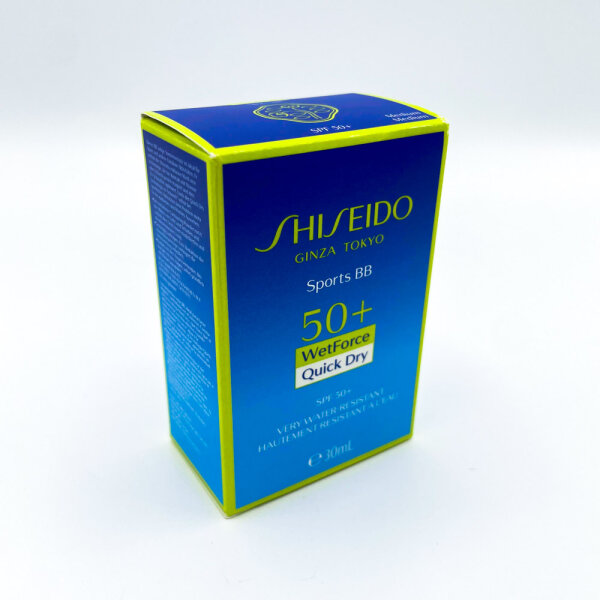 Shiseido Sports BB SPF 50+ BB Cream for Women, 30 ml, Medium 02, 7W954