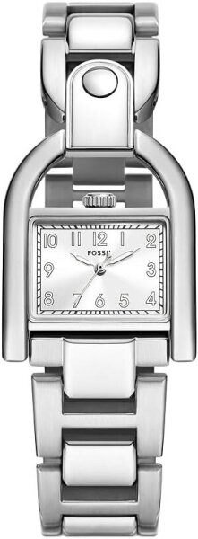 Fossil Harwell ES5326 Analoguhr für Damen, Edelstahl, Silber