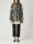 Maliparmi Giraffe Cabanjacke Damen Größe 46 Gelb-Braun JA5345-14116Col.A7079