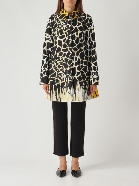 Maliparmi JA5345-14116Col.A7079 Giraffe Cabanjacke für Damen, Gelb-Braun, Größe 42