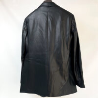 Maliparmi womens leather-look blazer, size 44, black, JD6449-50659