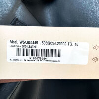 Maliparmi Blazer Lederoptik Damen Größe 46 Schwarz JD6449-50659