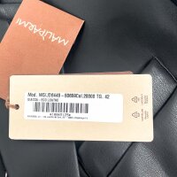 Maliparmi JD6449-50659 Blazer Leather Look Womens Size 42 Black