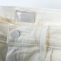 MOTHER 1535-753 The Weekender Fray Flared Jeans Womens 29 White Mid Rise