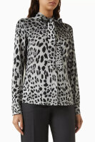 Dolce & Gabbana F5T19T Womens Silk Shirt Leopard Print Size 44