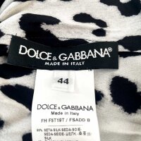 Dolce & Gabbana F5T19T Womens Silk Shirt Leopard Print Size 44