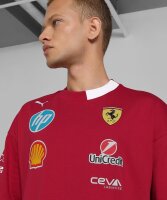 PUMA 713571-01 Scuderia Ferrari 2025 Drivers T-Shirt for Men, Red, Size L