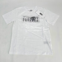 Maison Margiela MM6 T-shirt for boys, size 10 years, white, M608032MM02YM6100