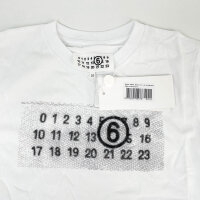 Maison Margiela MM6 T-shirt for boys, size 10 years, white, M608032MM02YM6100