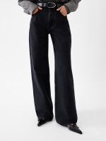 Jacquemus Le de-Nîmes Droit Jeans for women, size 26, black, PAW00036AD00039990