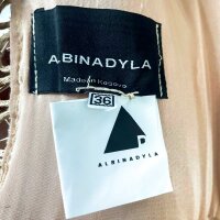 Albina Dyla Bronze Elegance Evening Dress, Womens Size 36, Cross Lacing Missing