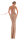 Albina Dyla Bronze Elegance Evening Dress, Womens Size 36, Cross Lacing Missing