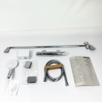 hansgrohe Crometta shower system, 0.90 m, silver
