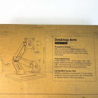 HUION ST500 Tisch-Monitorarm, 17–32 Zoll, Schwarz
