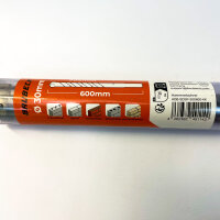 BAUBECK HDB-SDSP-30X600-4X Hammerbohrer, 30 × 600 mm, 505 mm Arbeitslänge