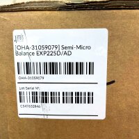 OHAUS, EXPLORER PLUS EXP225D/AD, Semi-micro balance, 31059079