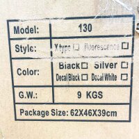 Model 130, motorcycle top case, black