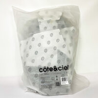 Côte&Ciel Isar Medium Ecoyarn Rucksack, 15 Zoll, ballistisches Nylon, Schwarz, 27710