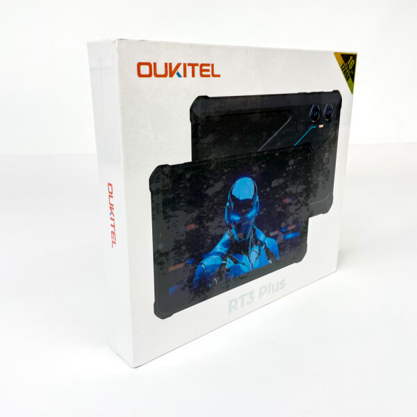 OUKITEL RT3 Plus Tablet, 8 Zoll IPS-HD-Touchscreen, 16/128 GB, 11.000 mAh, Dual-SIM, Blau