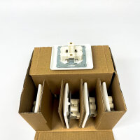 Honeywell H 80.1912.02 Export double socket, 2-pole, 10/16 A, 250 V, white, 00421321 (10 pieces)