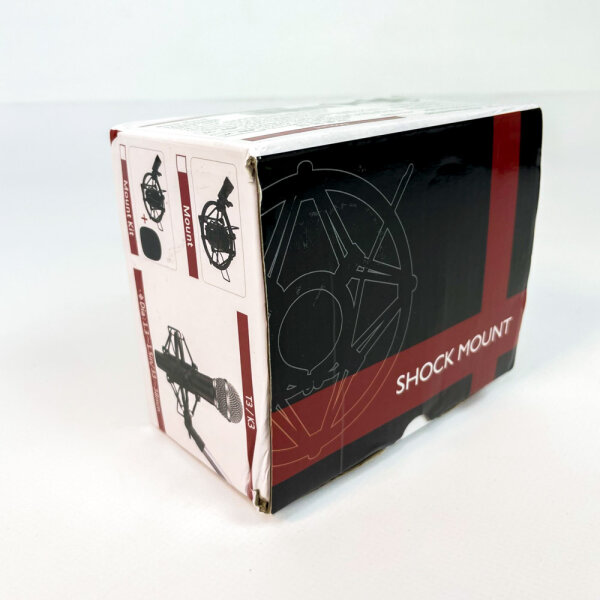 YOUSHARES SM-5S, Mikrofonspinne, Metall, 48–51 mm, Schwarz, MUSM5S01