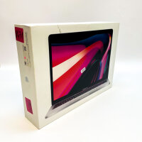 Apple MacBook Pro (A2338), M1, 8GB/512 GB, Retina Display, QWERTY, macOS Sequoia 15.2, 59 Ladezyklen, mit Ladegerät