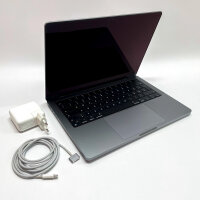 Apple MacBook Pro 14.2″ (2023) A2918, 8 GB/1 TB, M3, Liquid Retina XDR Display, QWERTZ, 3 charge cycles, with charger