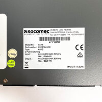 Socomec ASYS16A-230 automatischer Netzumschalter, 16 A, 220–240 V, 2-polig, AY17122795