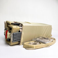 Kingobabys 3-in-1 baby bed, bedside crib, playpen, changing mat, mattress, mosquito net, play arch