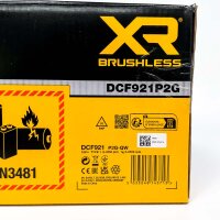 DEWALT DCF921P2G-QW Akku-Schlagschrauber, 18 V, 1/2″, 406 Nm, 2 × 5,0 Ah