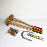 Vilac 4093B Croquet Set for 6 Players, Wood, with...