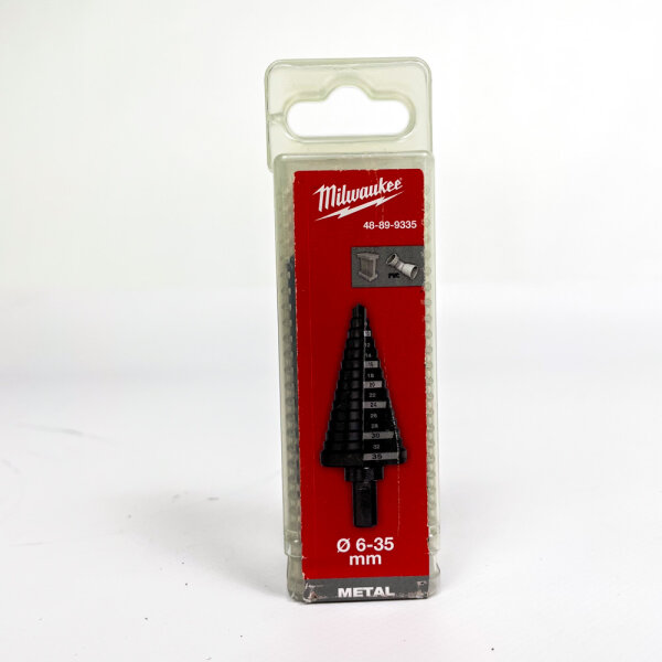 Milwaukee 48899335 Stufenbohrer, 6–35 mm, 3-Flächen-Schaft