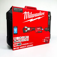 Milwaukee M18 HDCT-202C FORCE LOGIC Akku-Dornpresse, 18...