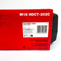 Milwaukee M18 HDCT-202C FORCE LOGIC Akku-Dornpresse, 18 V, 2 × 2,0 Ah, ONE-KEY, mit Koffer