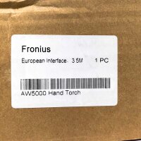 Fronius AW5000 MIG/MAG welding torch, water-cooled, FSC connection, 3.5 m, 500 A