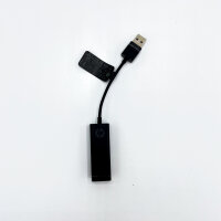 HP USB to Gigabit RJ45 Network Adapter, USB-A Ethernet Adapter, 829834-002