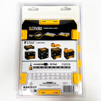 DEWALT DT70751-QZ EXTREME IMPACT Wood Milling Drill Bit Set, 9-piece, TOUGHCASE+