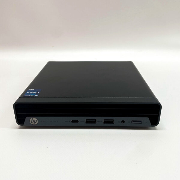 HP Pro Mini 400 G9 Desktop PC, i5-14500T, 16 GB/512 GB, UHD 770, mit Tastatur, Maus & Netzkabel