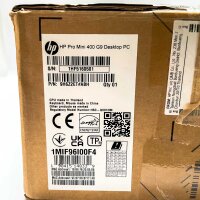 HP Pro Mini 400 G9 Desktop PC, i5-14500T, 16 GB/512 GB, UHD 770, mit Tastatur, Maus & Netzkabel