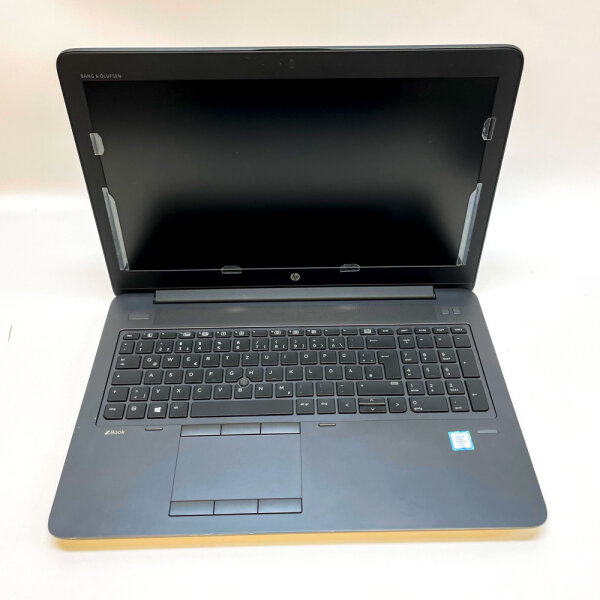 HP ZBook 15 G3 Laptop, 15.6″, 32 GB, 1 TB + 512 GB, i7-6820HQ, QWERTZ, battery capacity 77%, with charger