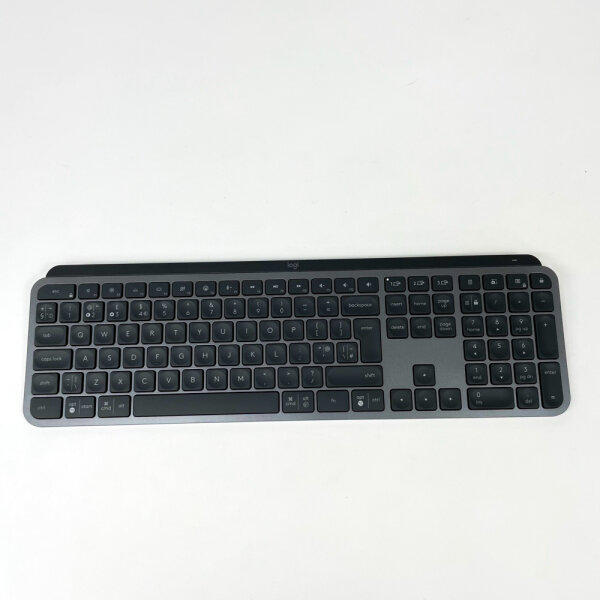 Logitech MX Keys S, Wireless, Bluetooth, Scissor Switch, QWERTY, LED, Graphite