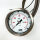 MB810 theme, Manometer, 0/400 BAR + PSI, AISI 316L