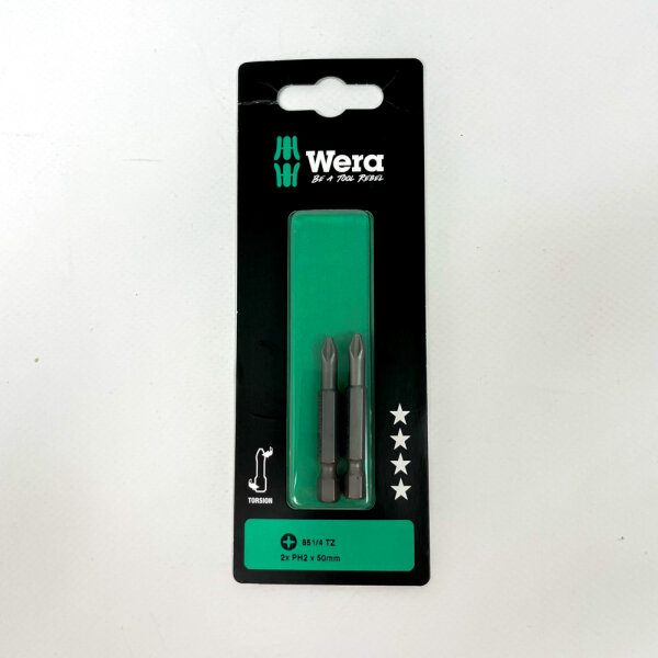 Wera 851/4 TZ, Phillips-Bits, PH2, 50 mm, 05134381001