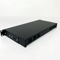 LightMax 1U PLC fiber optic splitter, 24 ports, rackmount