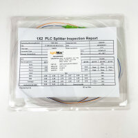 LightMax LMSP1022DPL50SCASCA09MD10 PLC-Splitter 1x2 SM SC/APC 900 µm 1,0 m