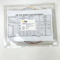 LightMax LMSP1022DPL50SCASCA09MD10 PLC-Splitter 1x2 SM SC/APC 900 µm 1,0 m